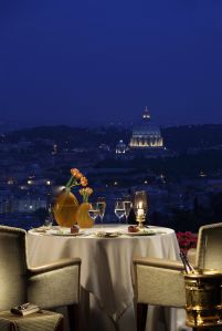 The view from Rome Cavalieri. Courtesy Rome Cavalieri