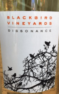 Blackbird Dissonance Wine Label